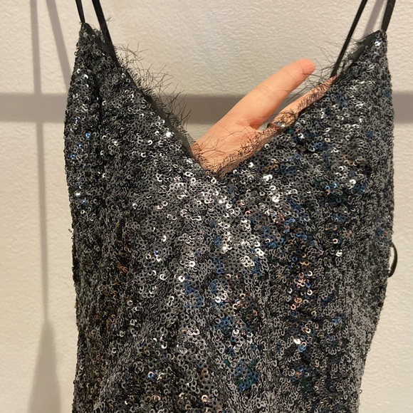 Stunning Black sequin dress Zara W & B collection 🇧🇬 Made in Bulgarie 🇧🇬 - Picture 15 of 15